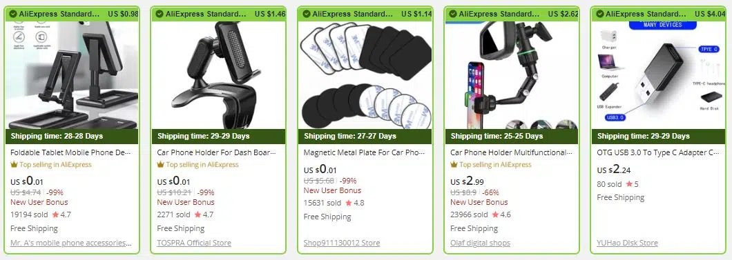 dropship cell phone accessories