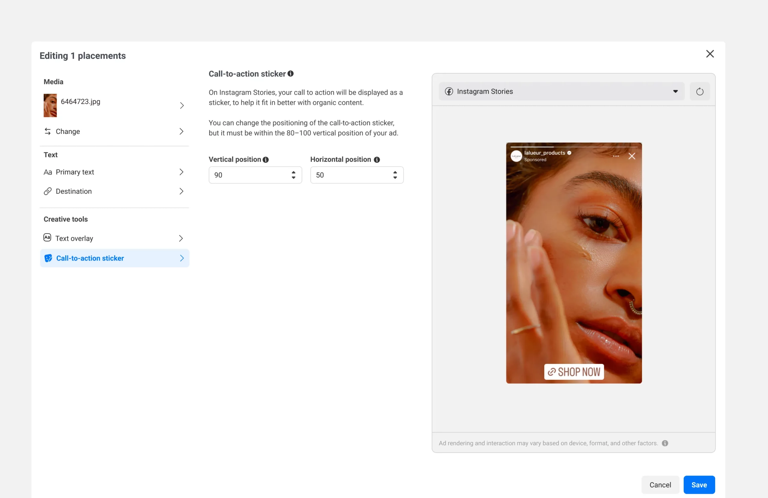 Creating Instagram Stories Ads